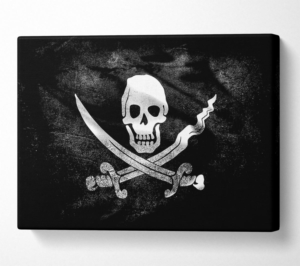 Skull And Crossbone Canvas Wall Art