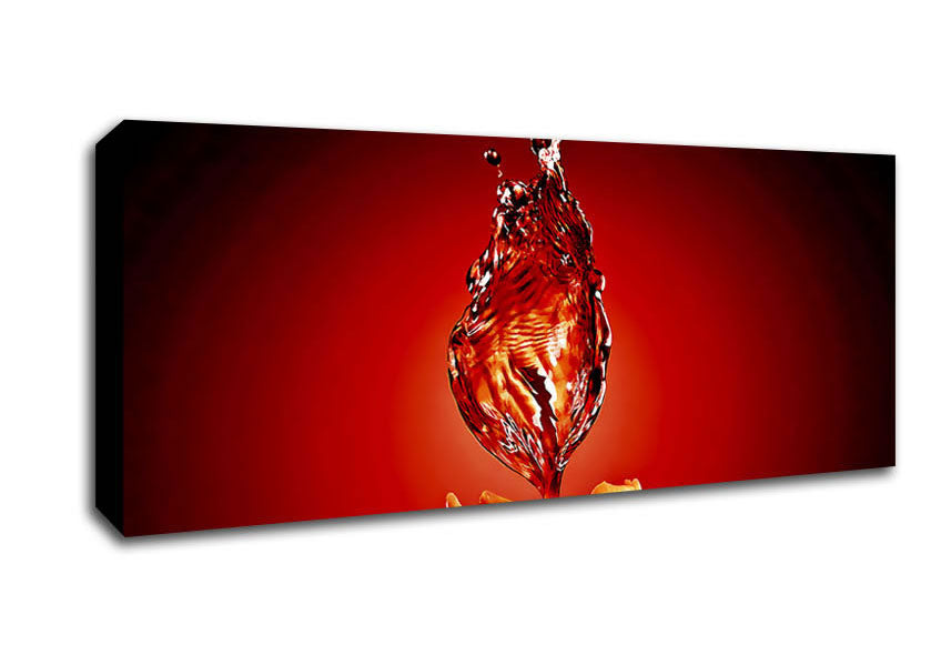 Red Water Candle