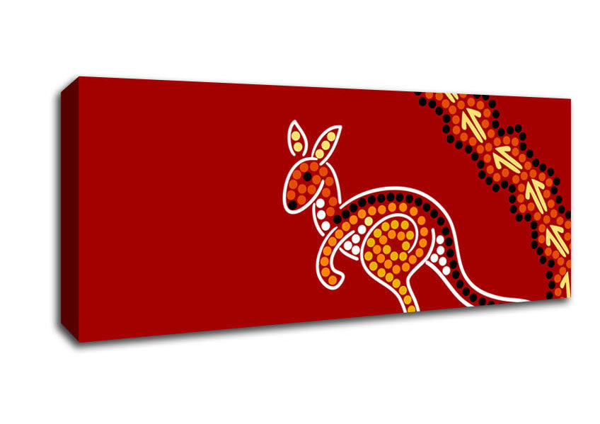 Aboriginal Native Australian Kangaroo