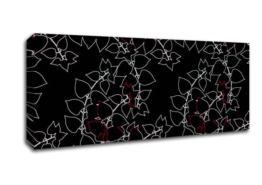 Abstract Neon Floral