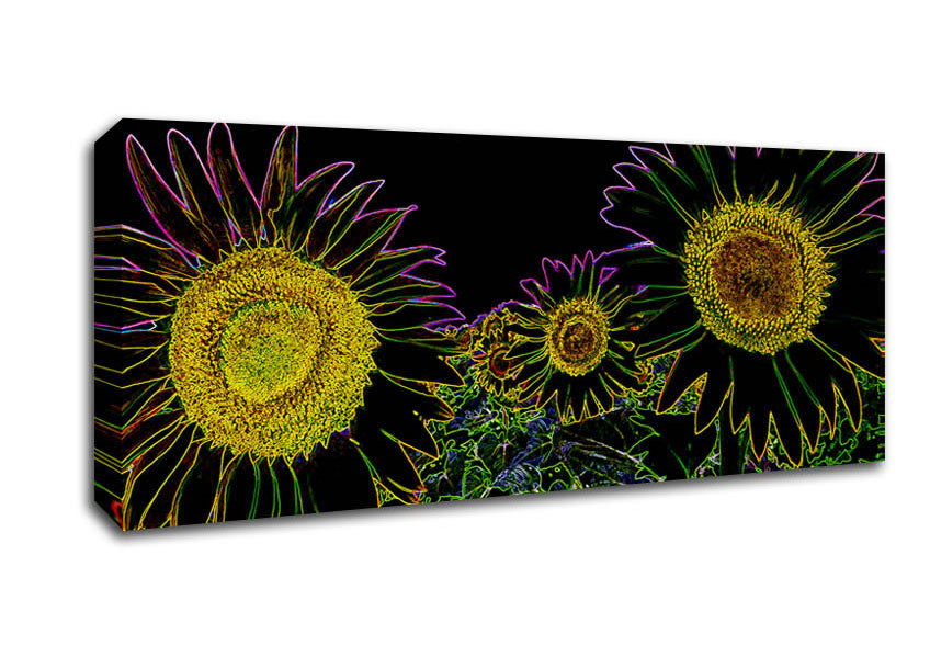 Abstract Neon Floral 36
