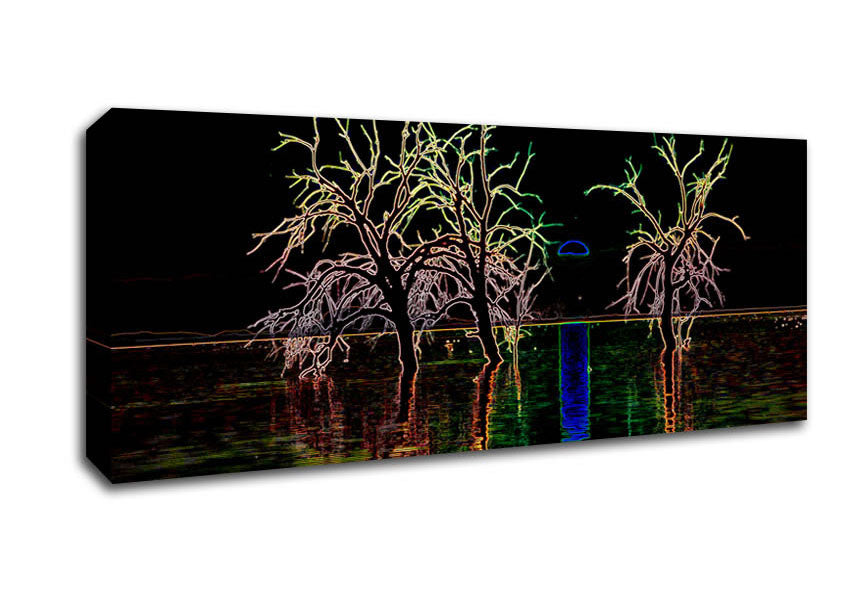 Abstract Neon Landscape 15