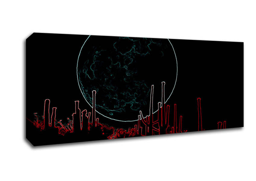 Abstract Neon Landscape 07