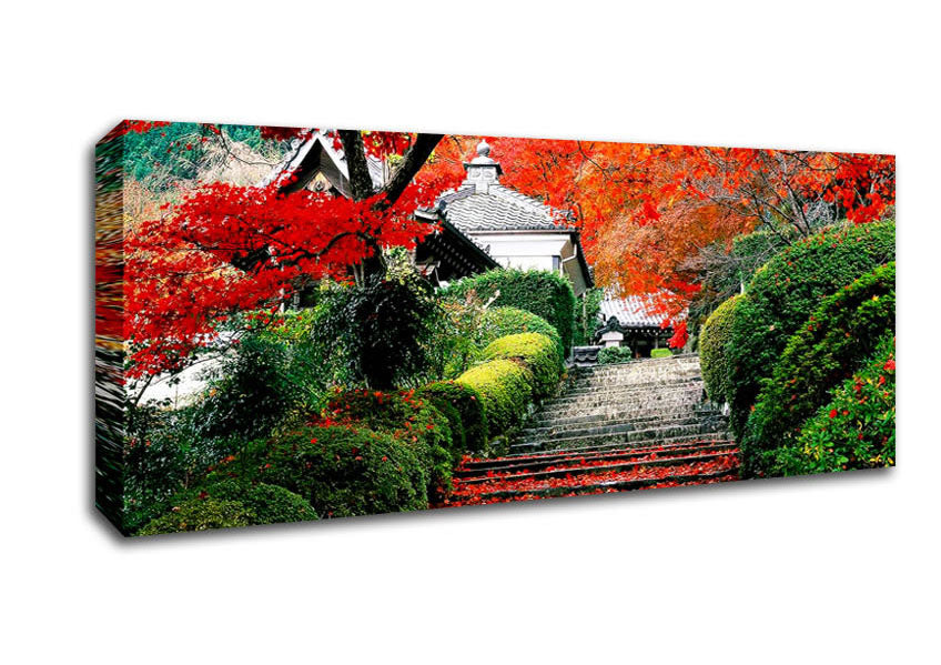 Red Autumn Garden