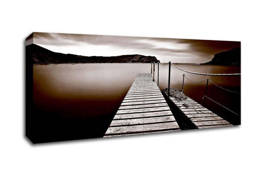 AbstractBrown Pier