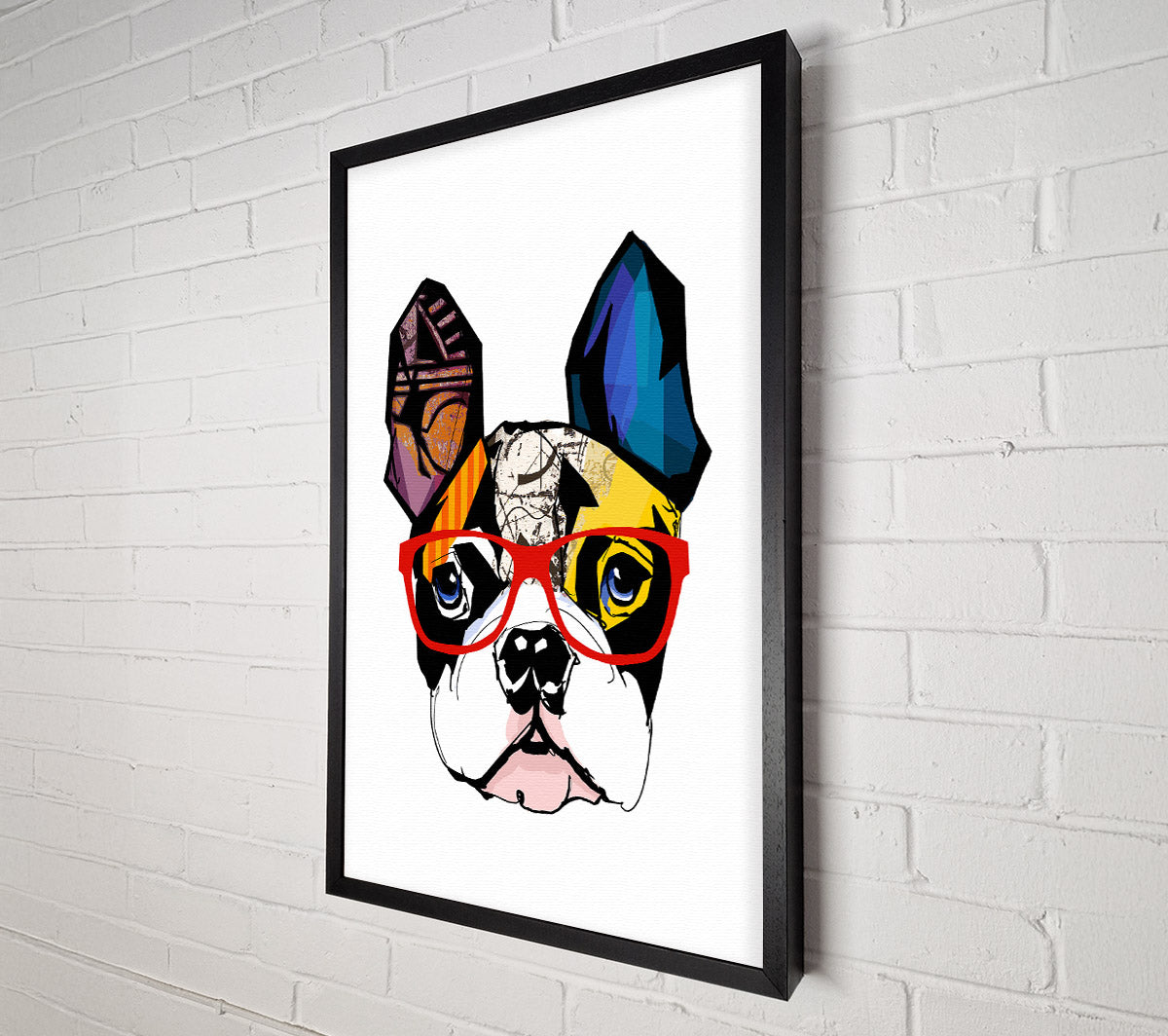 Popart French Bulldog Pooch Canvas Wall Art