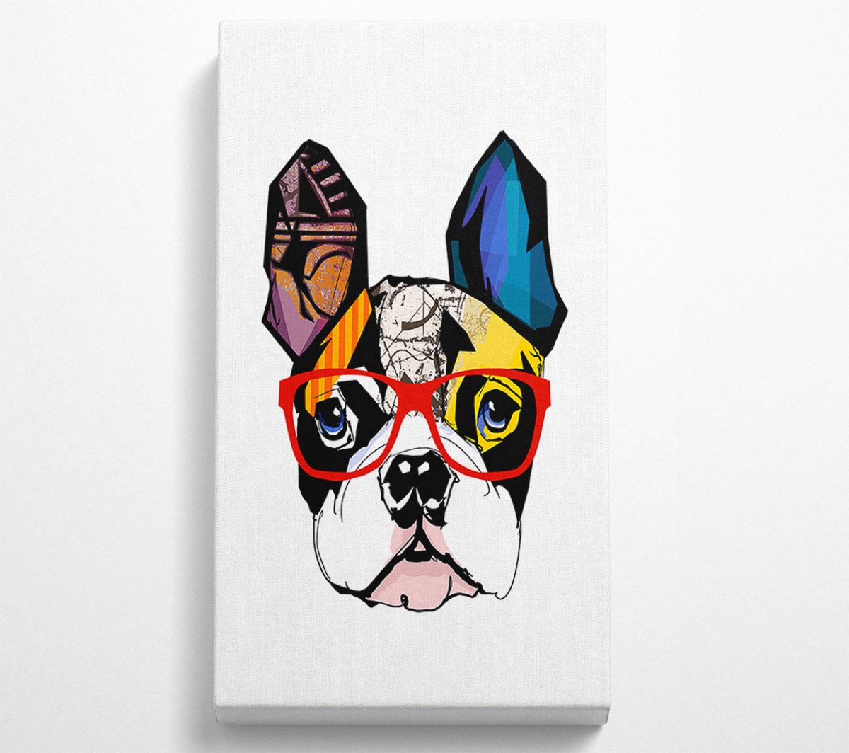 Popart French Bulldog Pooch Canvas Wall Art