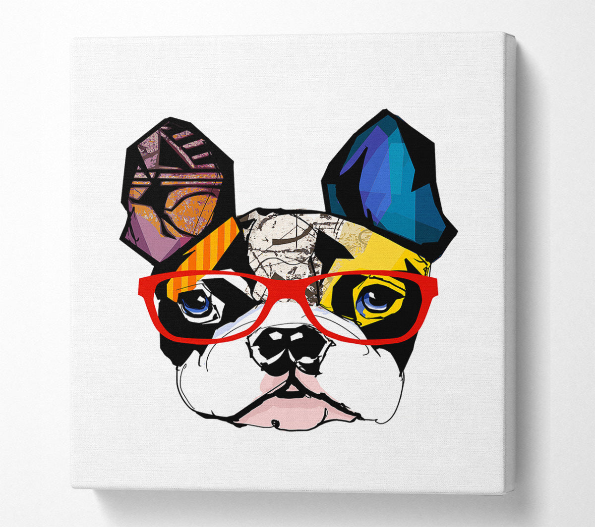 Popart French Bulldog Pooch Canvas Wall Art