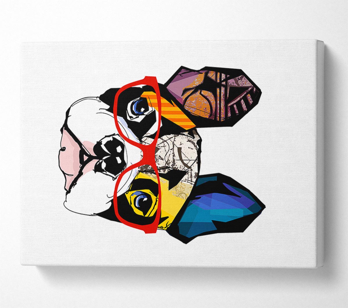 Popart French Bulldog Pooch Canvas Wall Art