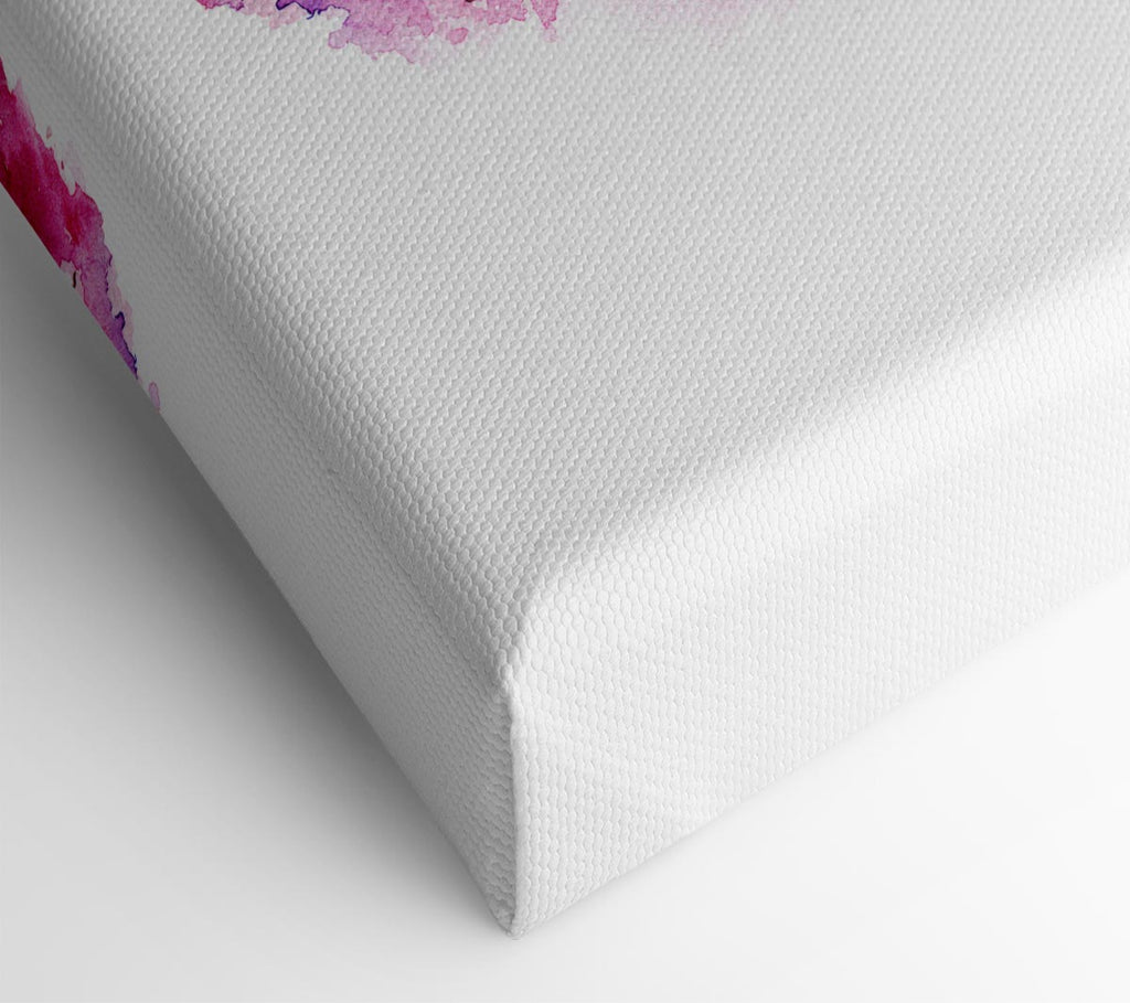 Pink Lonesome Tree Canvas Wall Art