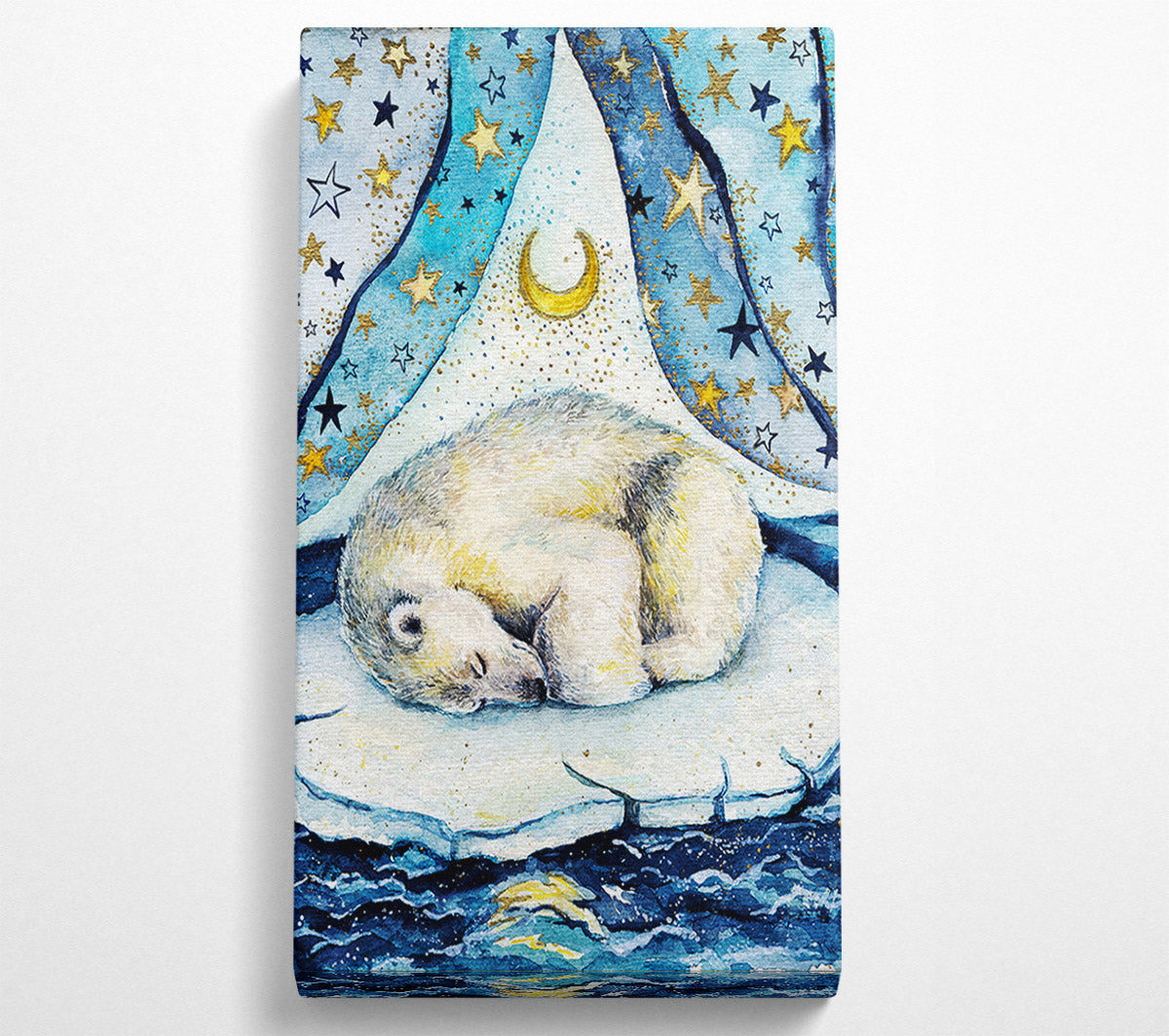 Polar Bear Dream Canvas Wall Art