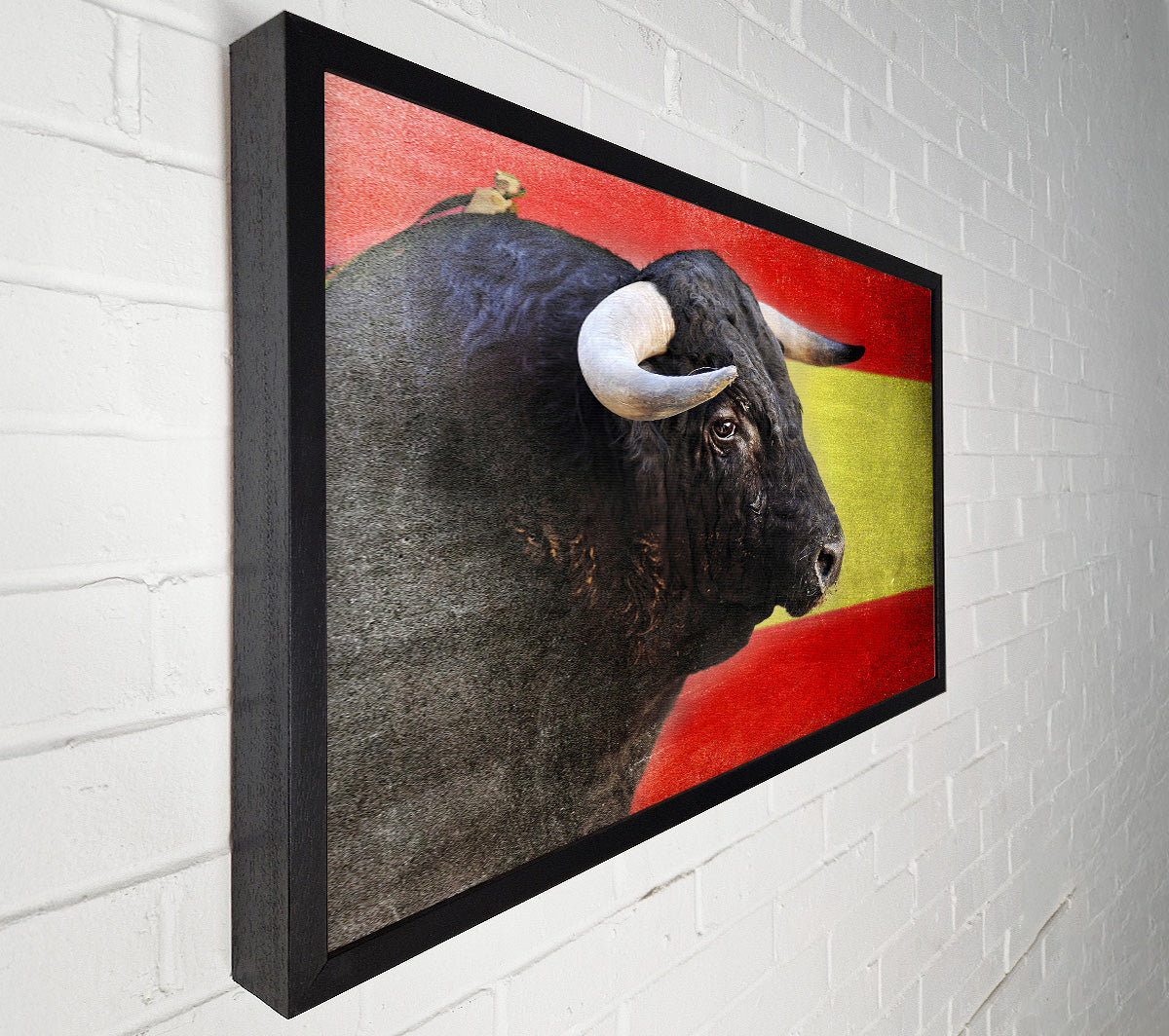 Spanish Bull Canvas Wall Art