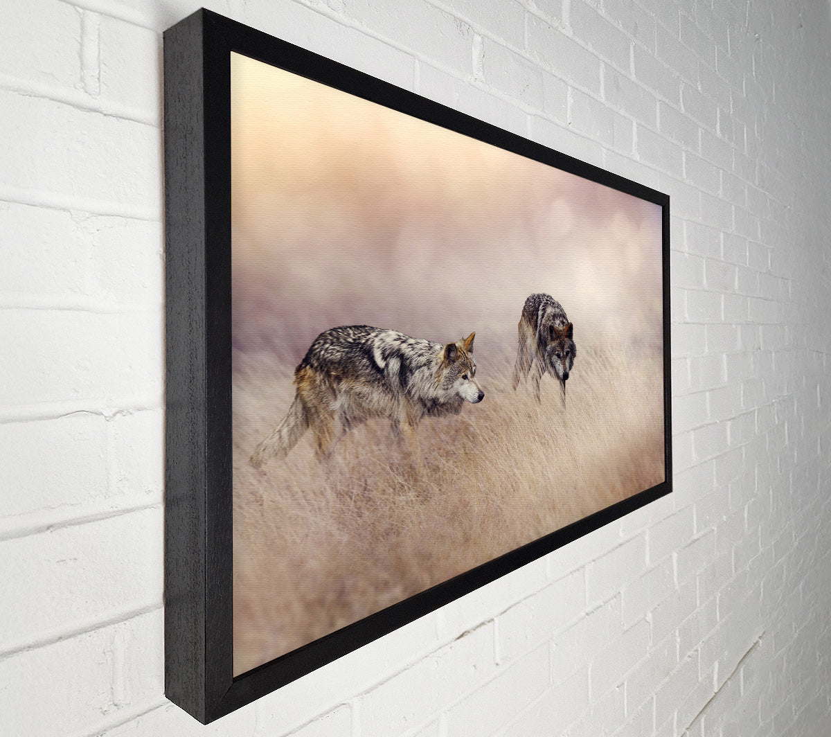 Wolf Hunt Canvas Wall Art