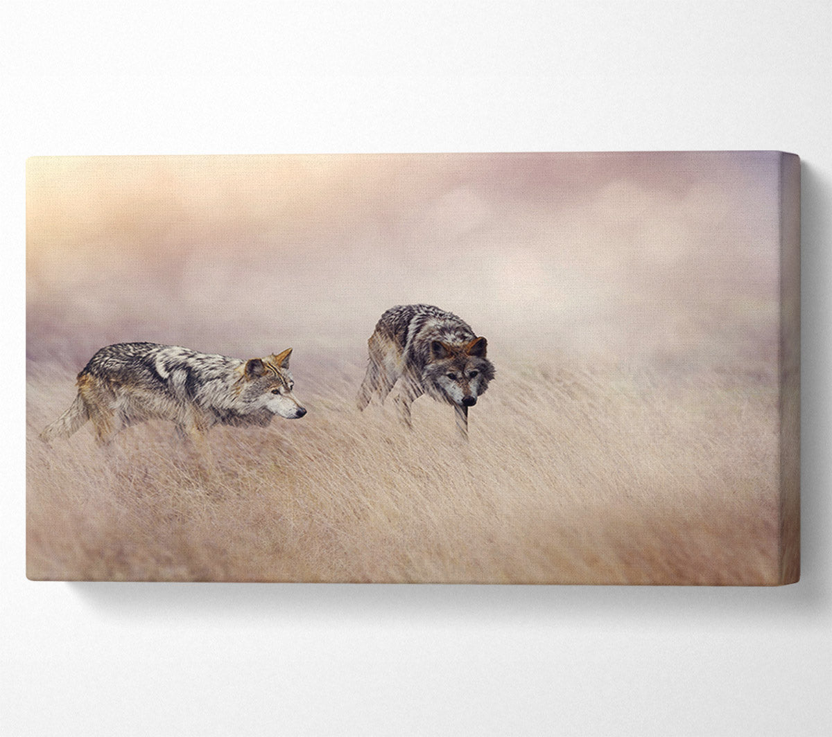 Wolf Hunt Canvas Wall Art