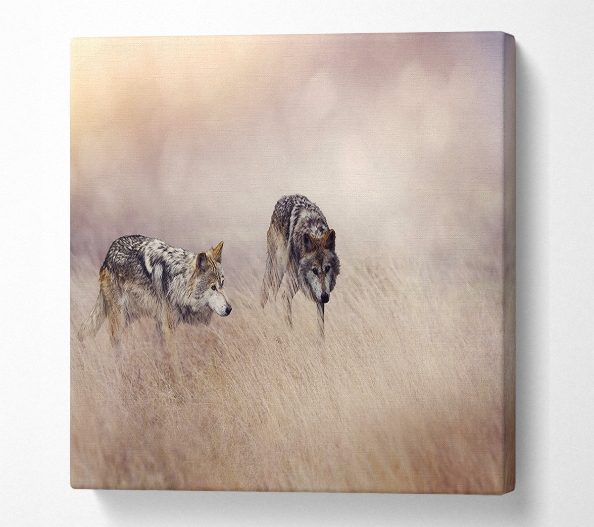 Wolf Hunt Canvas Wall Art