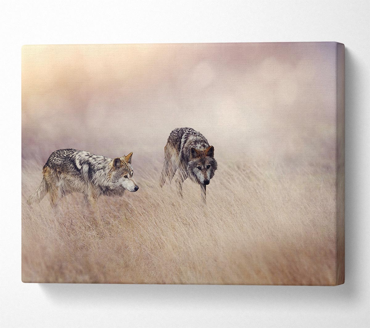 Wolf Hunt Canvas Wall Art