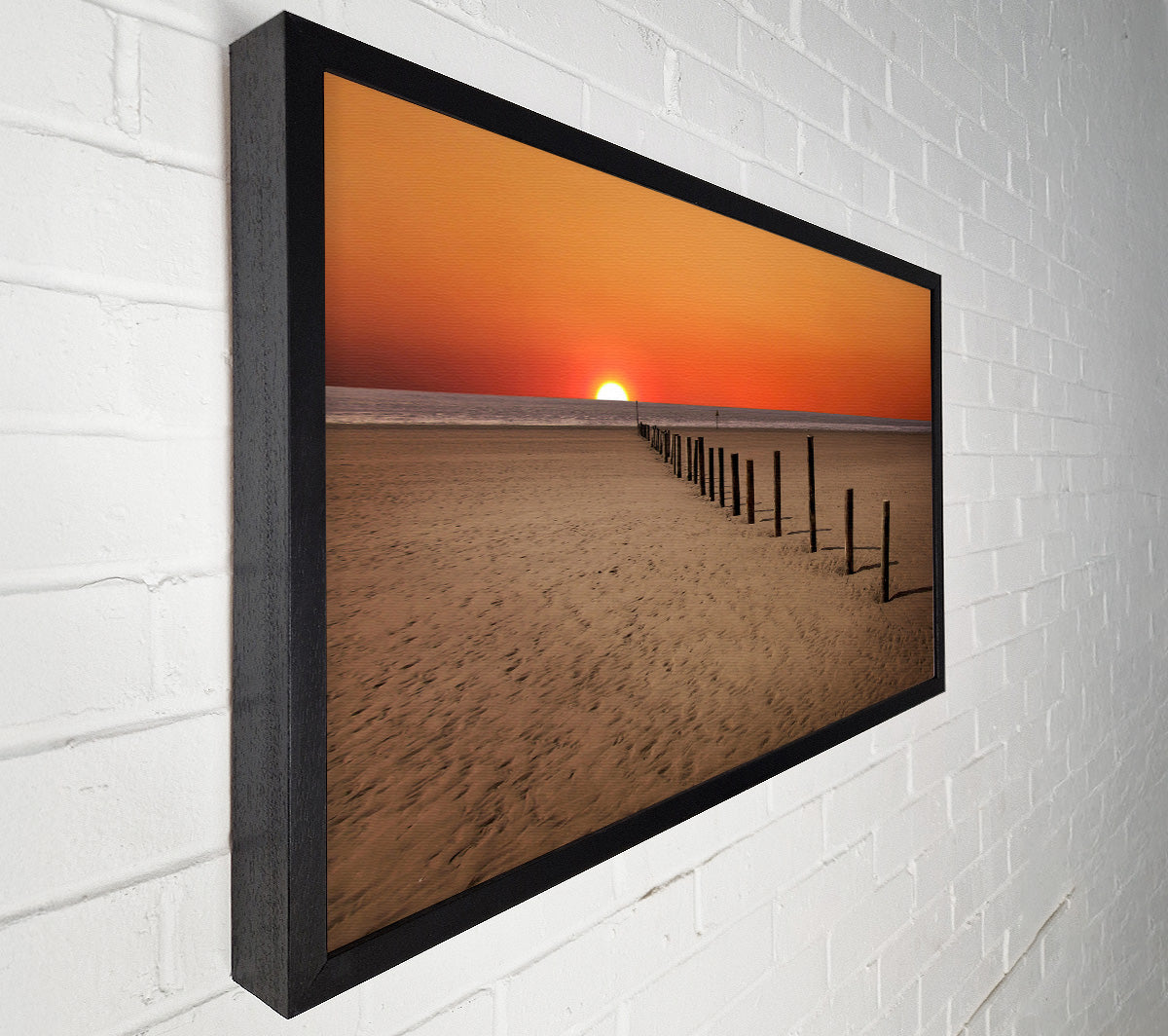 Sunset Walk Canvas Wall Art