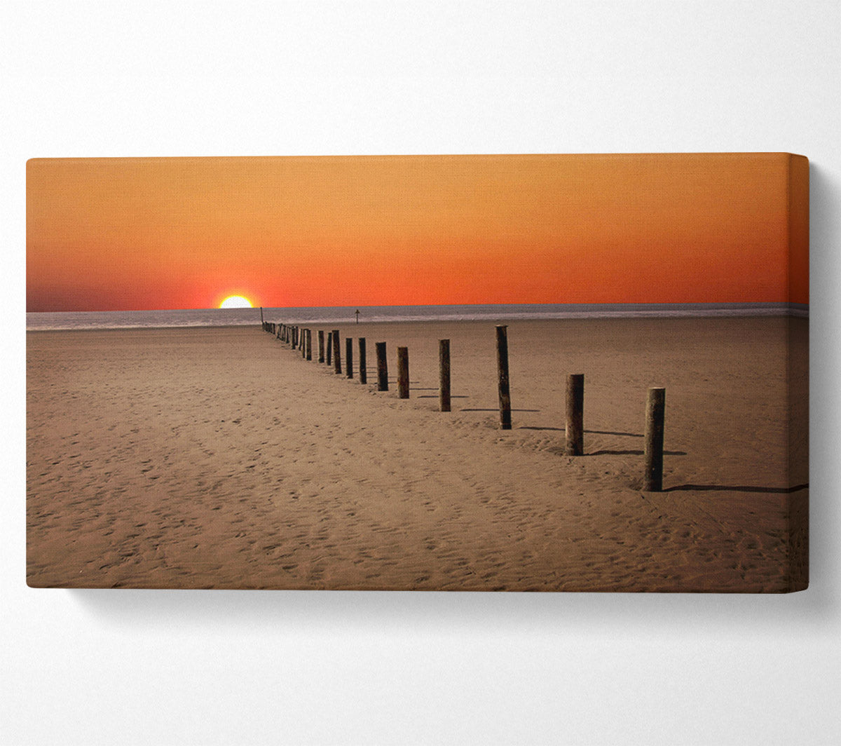 Sunset Walk Canvas Wall Art