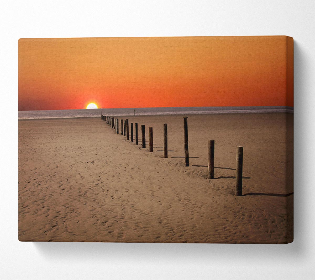 Sunset Walk Canvas Wall Art