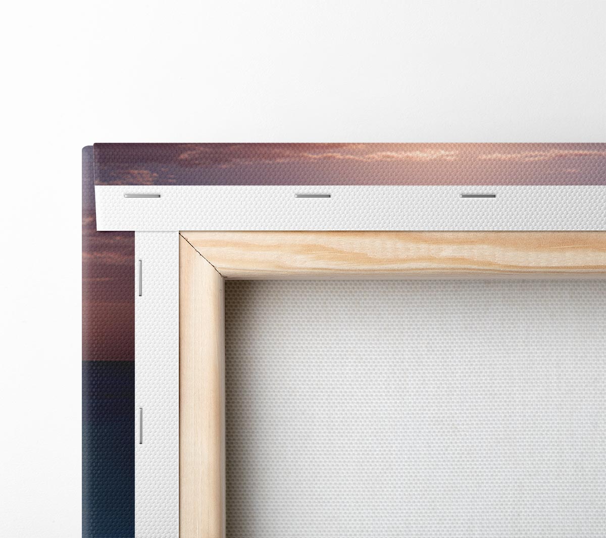 Tranquil Ocean Sun Canvas Wall Art