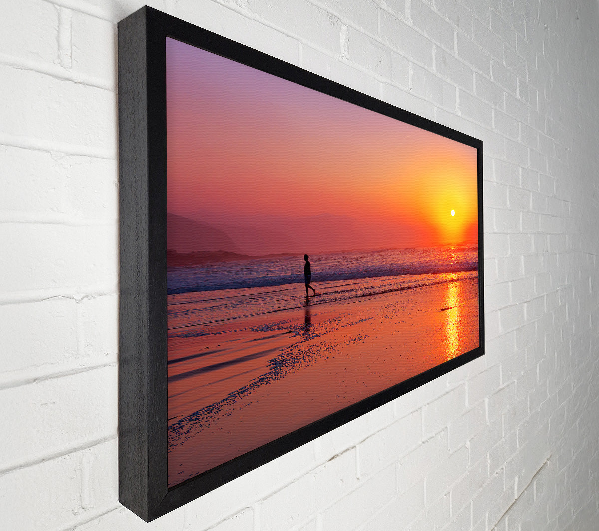 Strolling In Paradise Canvas Wall Art
