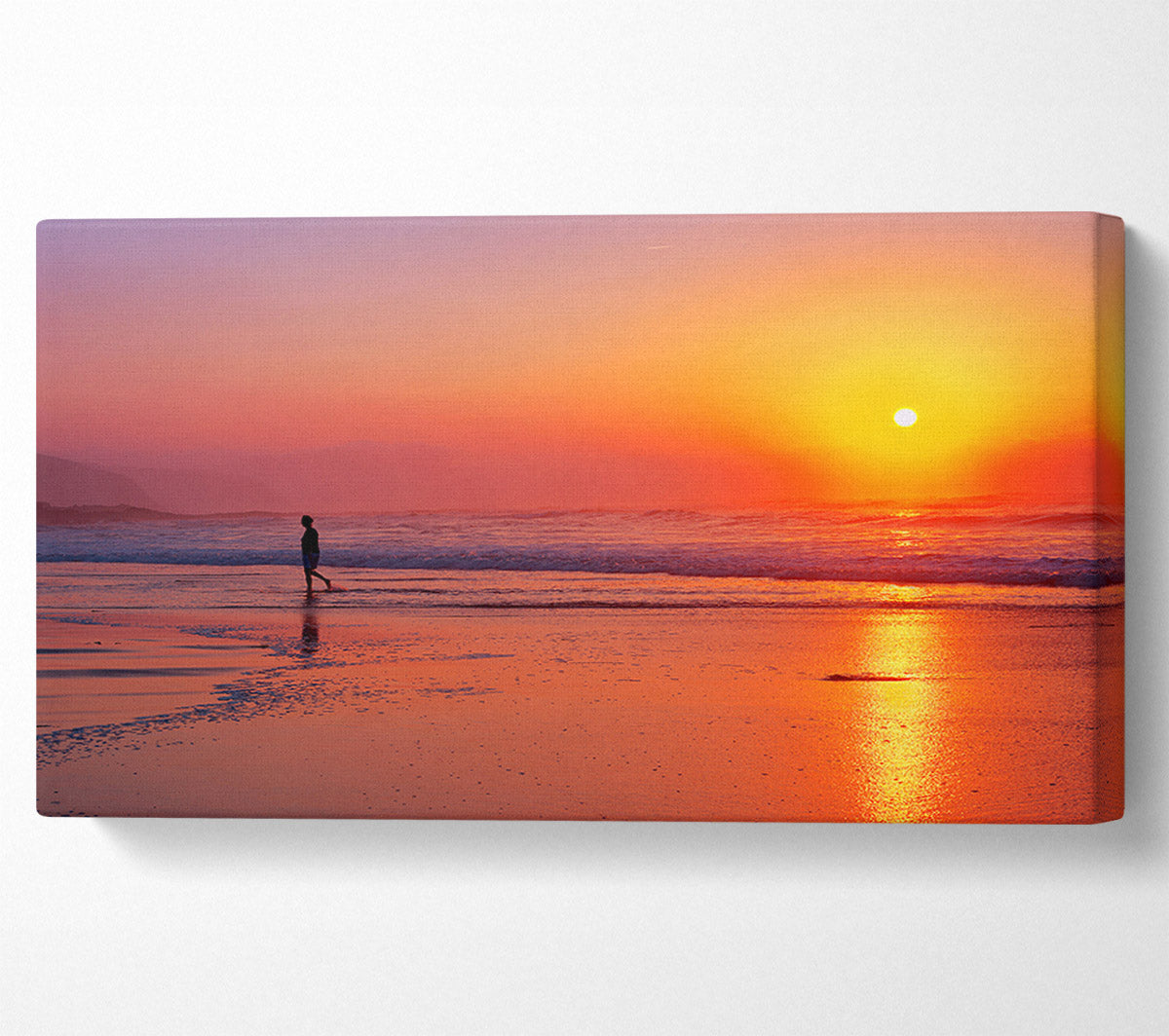 Strolling In Paradise Canvas Wall Art