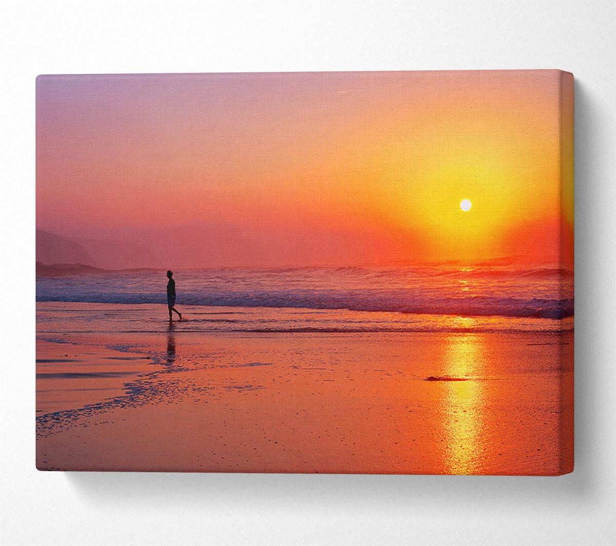 Strolling In Paradise Canvas Wall Art