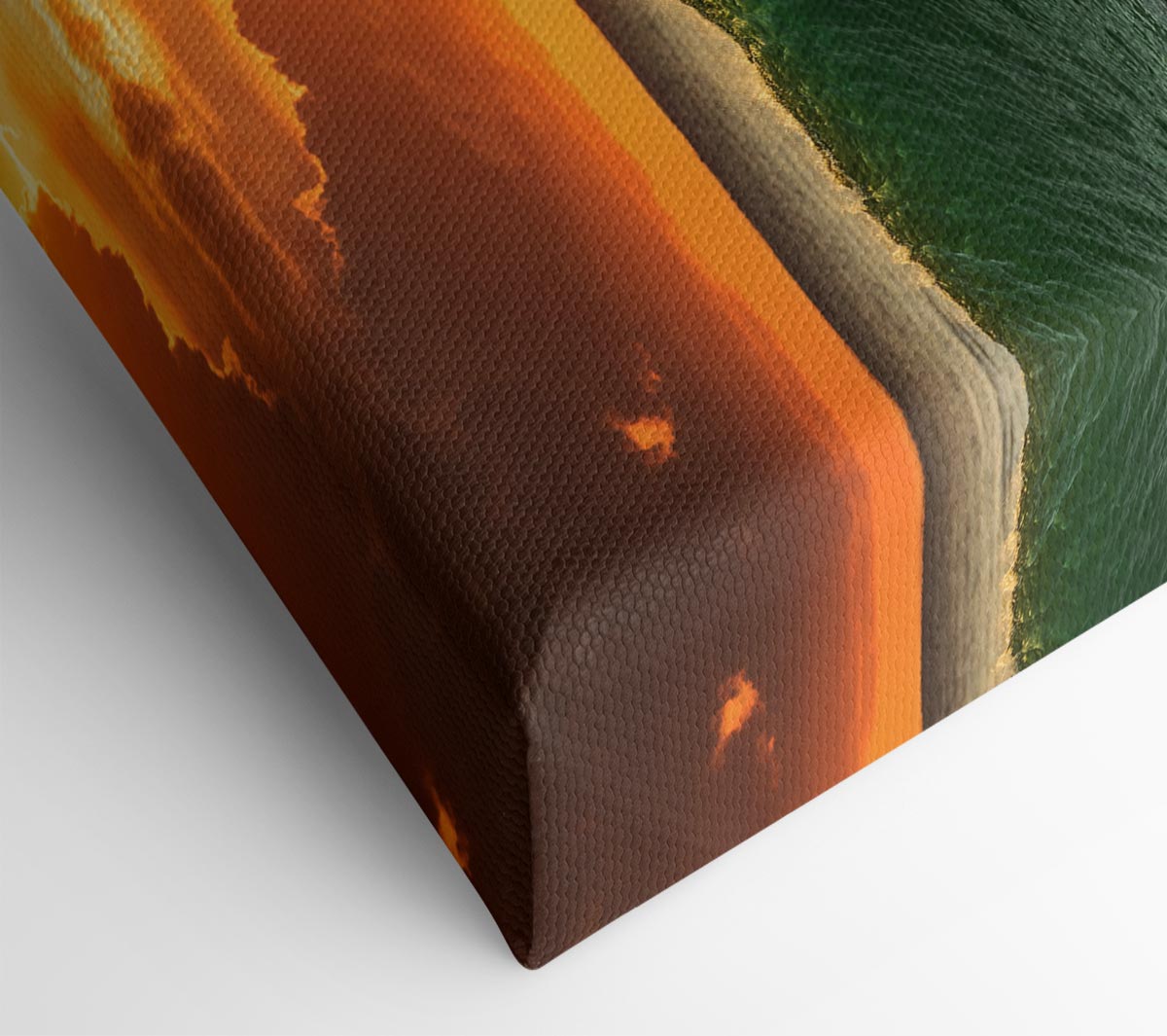 Surfer Sunset Canvas Wall Art