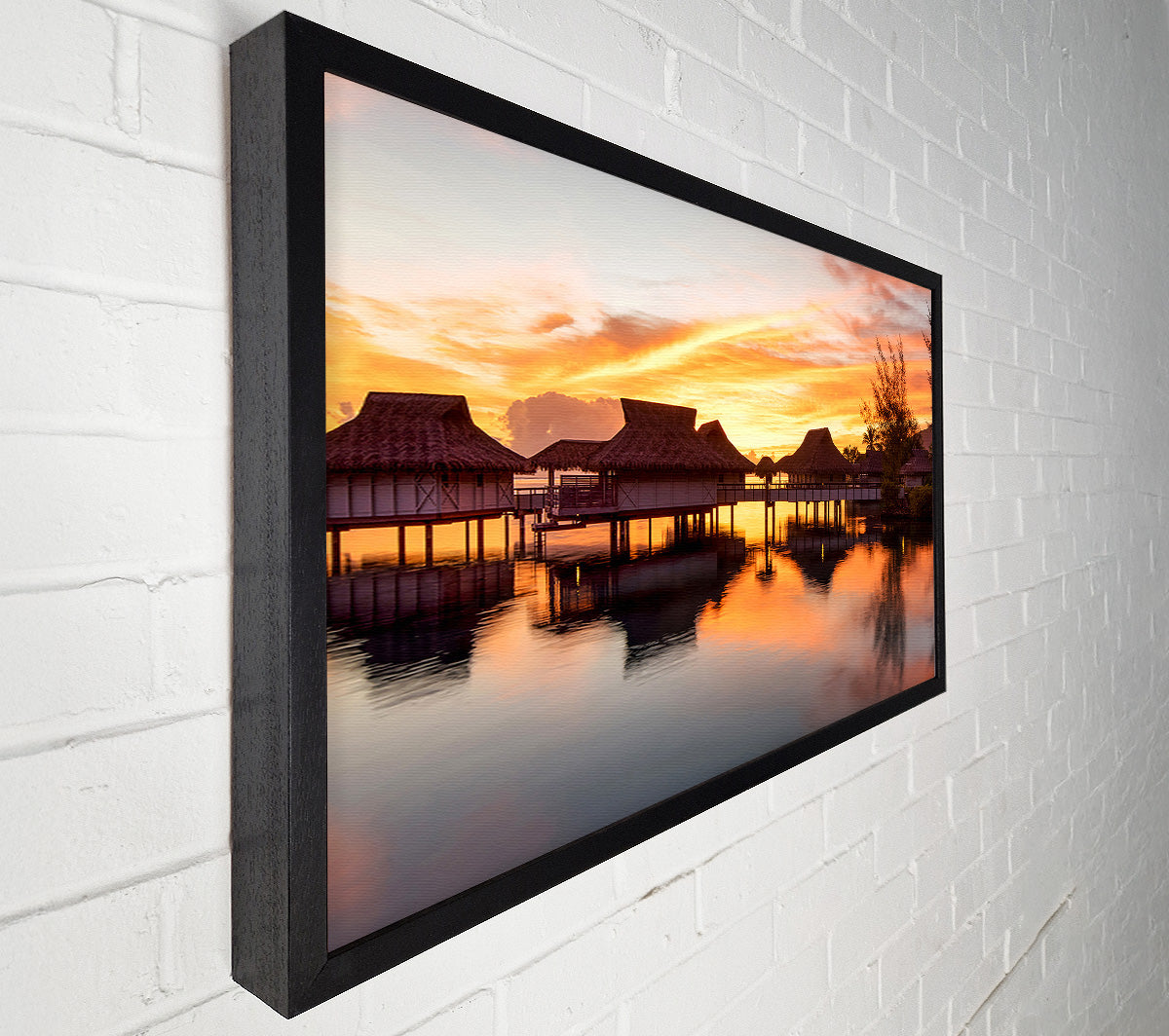 Sunset Reflections Canvas Wall Art