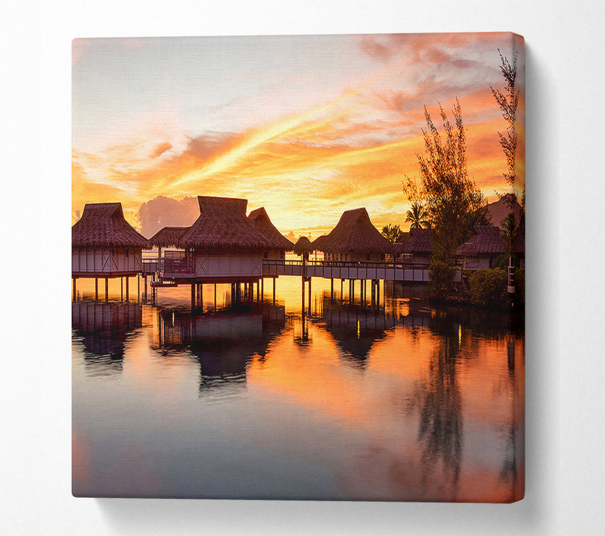 Sunset Reflections Canvas Wall Art