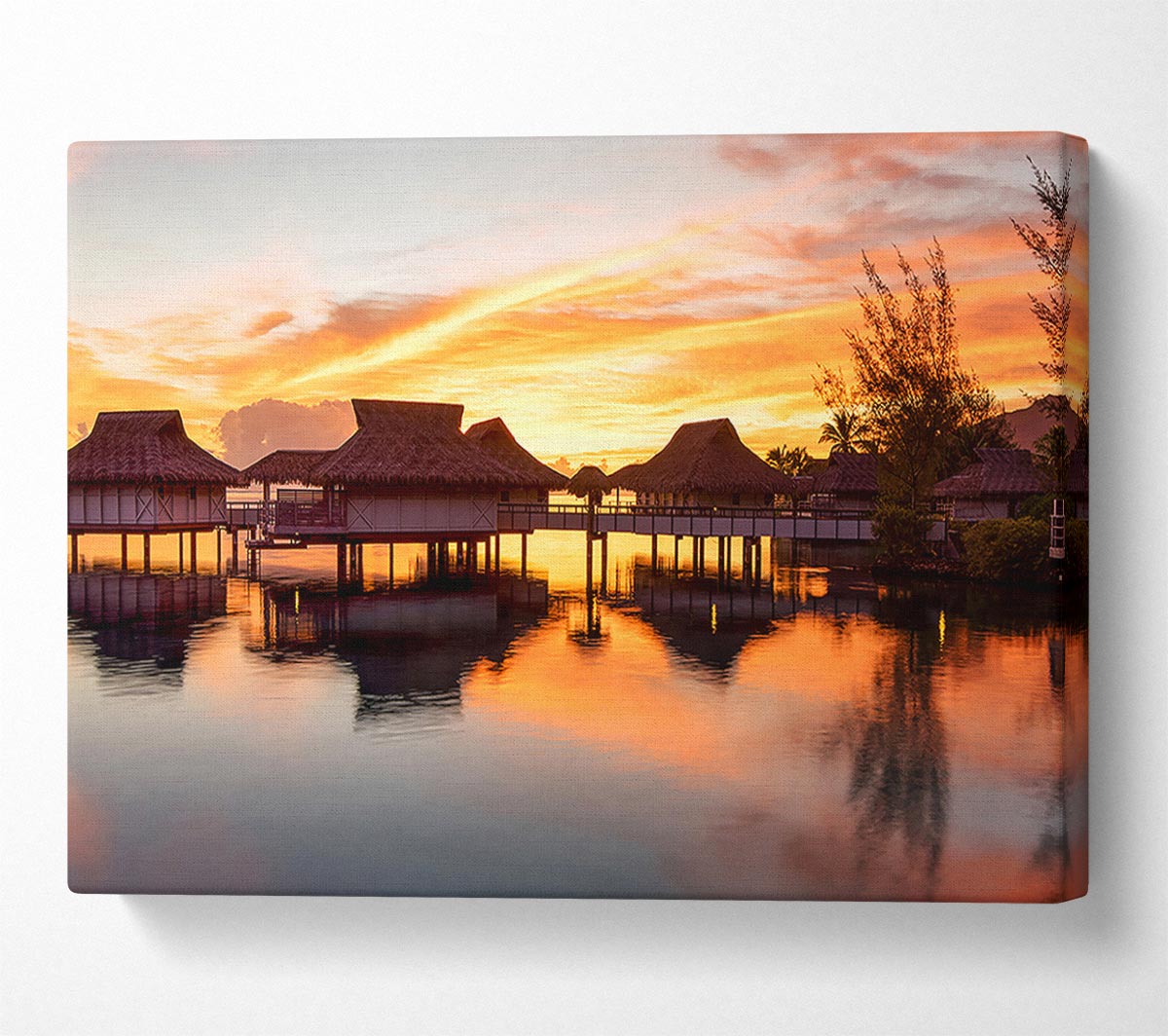 Sunset Reflections Canvas Wall Art