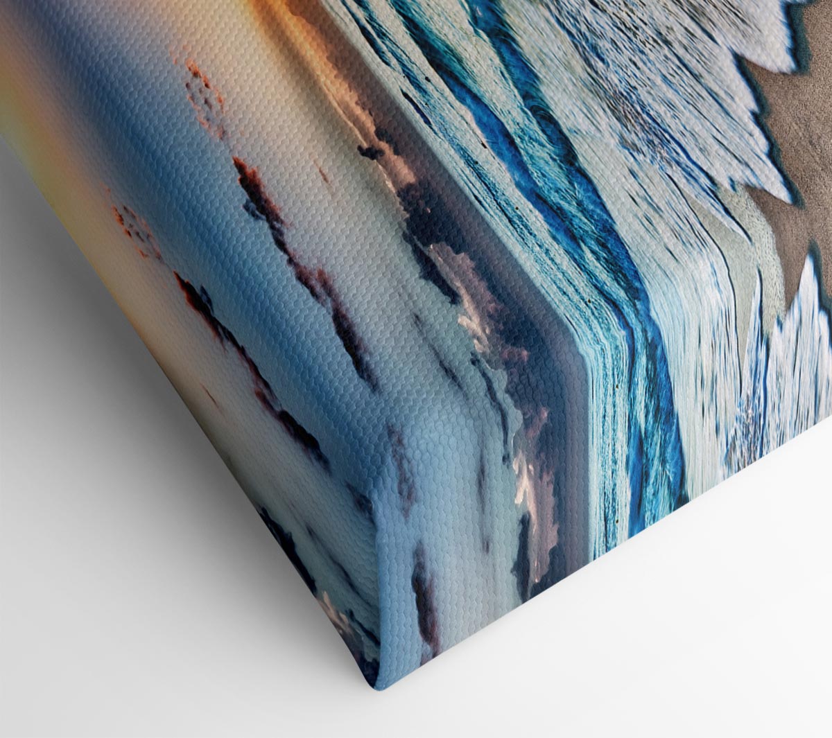 Sunset Ocean Movement Canvas Wall Art