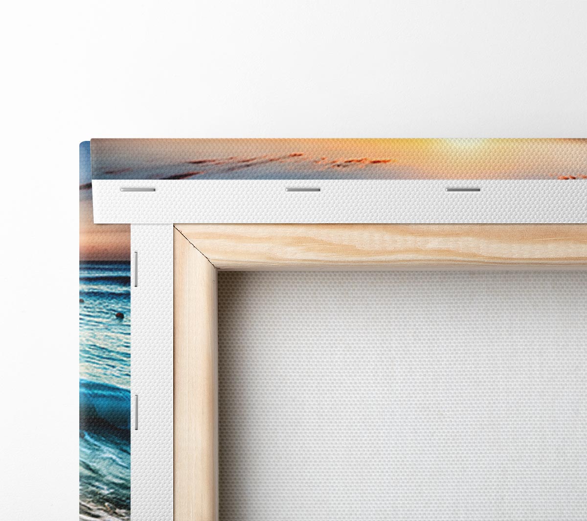 Sunset Ocean Movement Canvas Wall Art