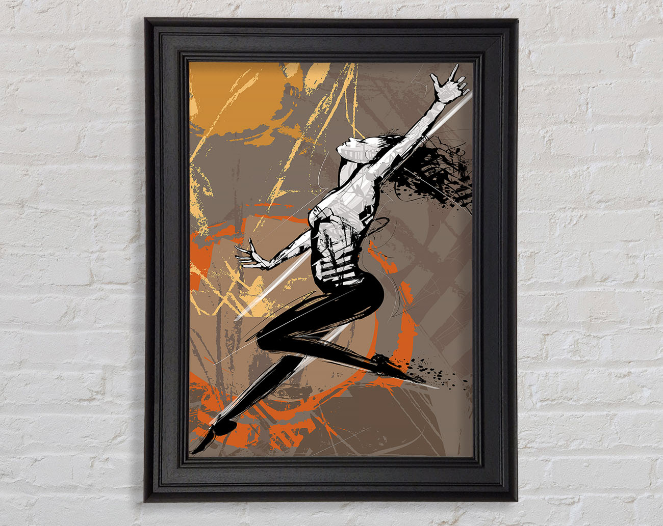 Contemporary Movement 2 Framed Print