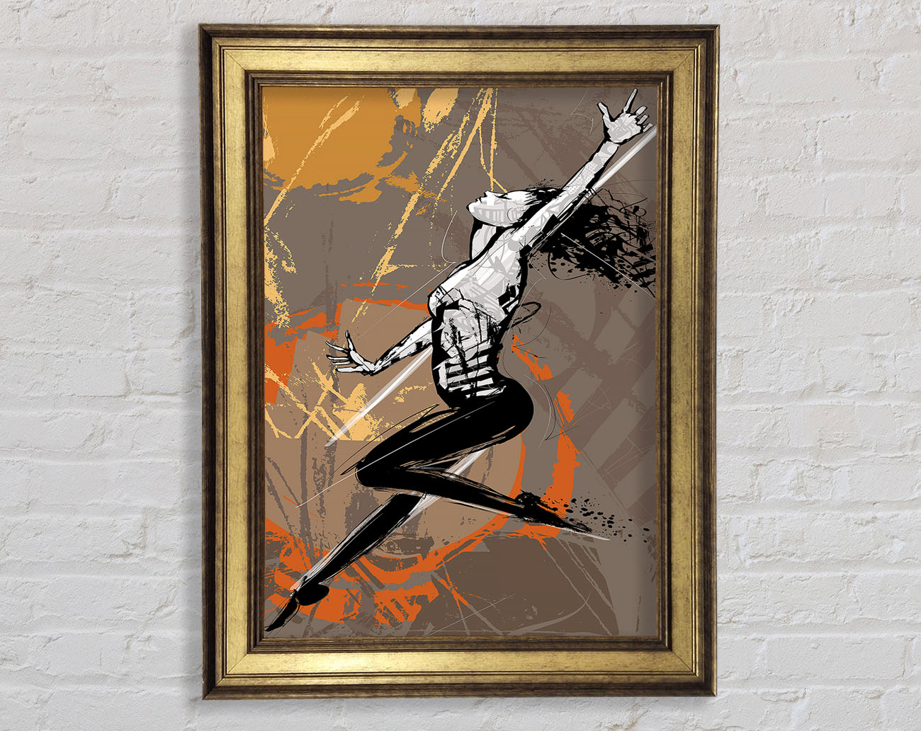 Contemporary Movement 2 Framed Print
