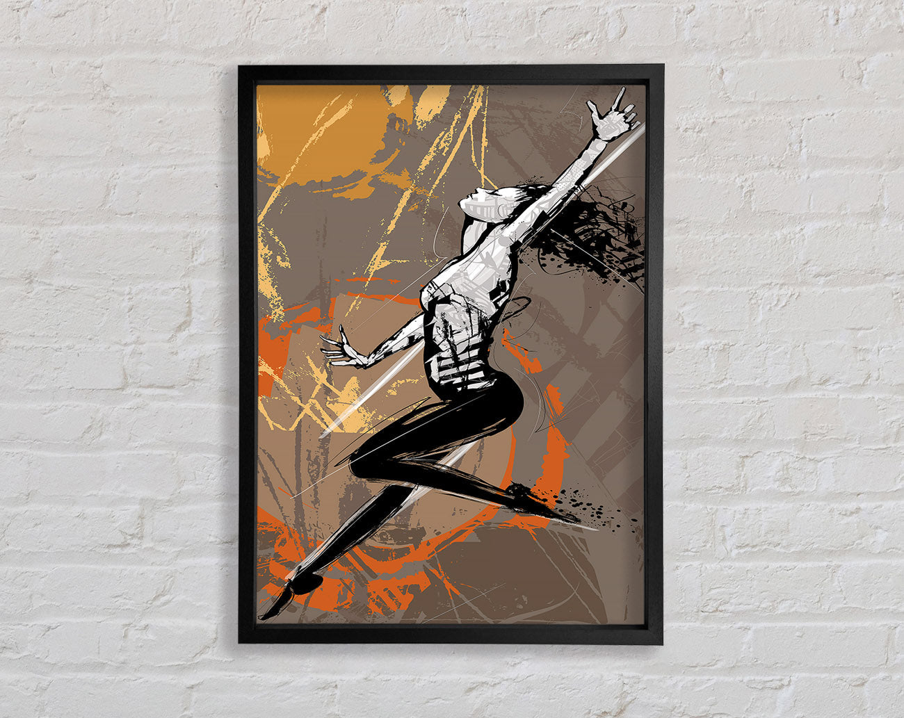Contemporary Movement 2 Framed Print
