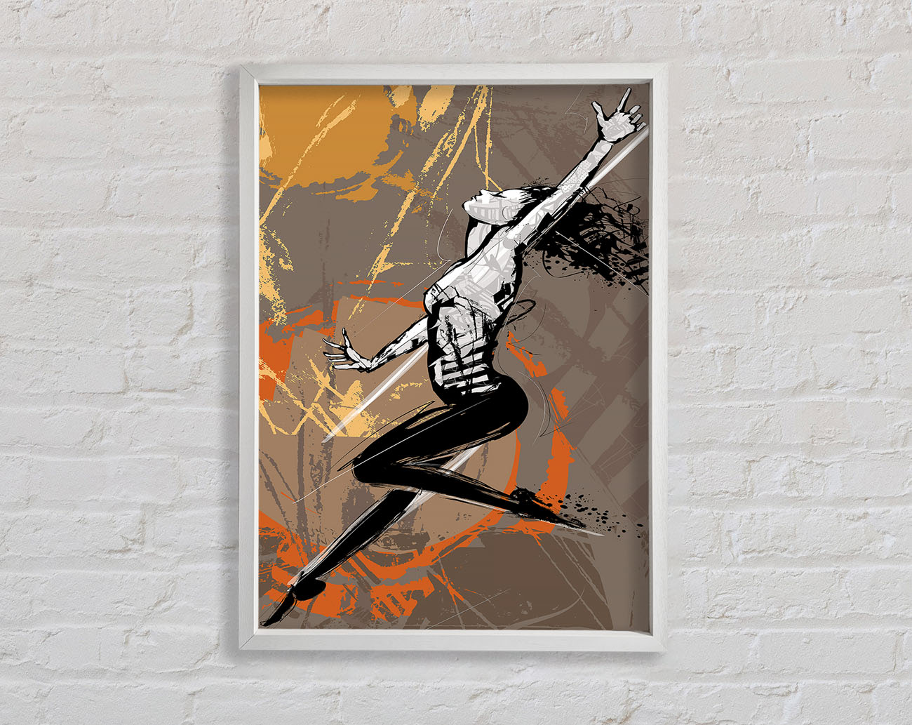 Contemporary Movement 2 Framed Print