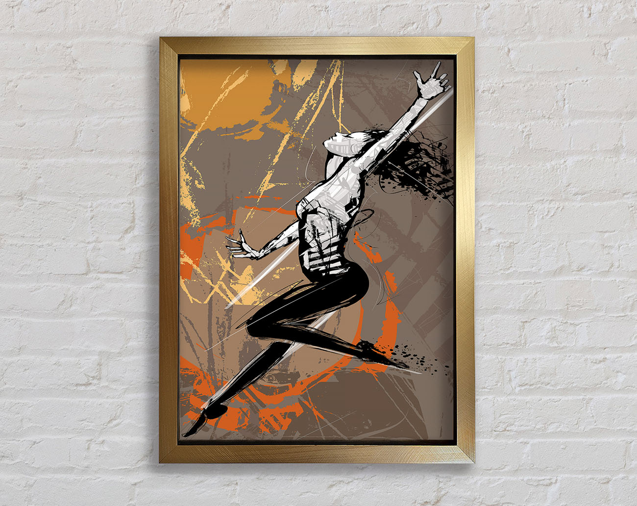 Contemporary Movement 2 Framed Print