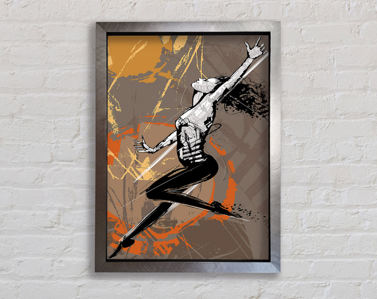 Contemporary Movement 2 Framed Print