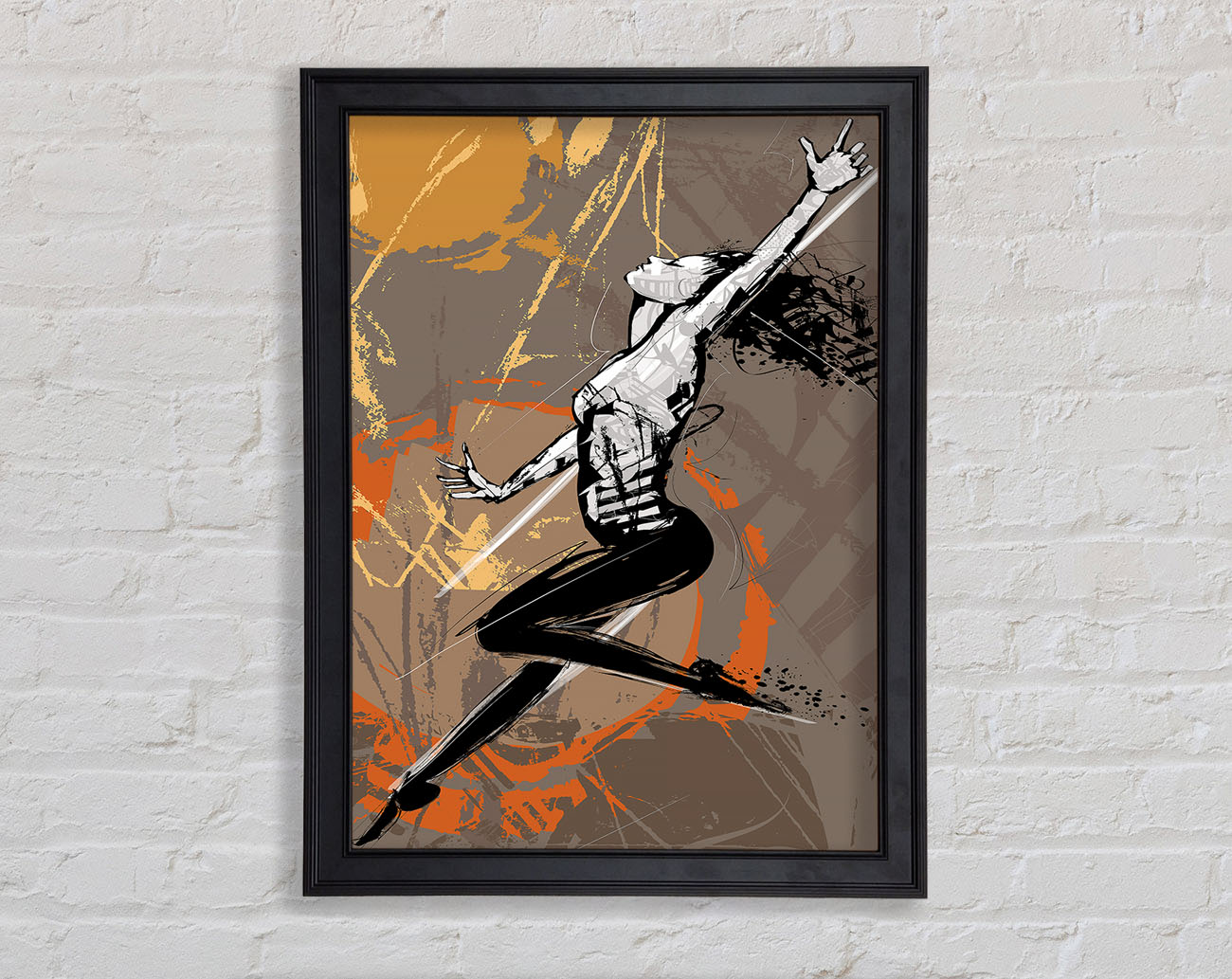Contemporary Movement 2 Framed Print