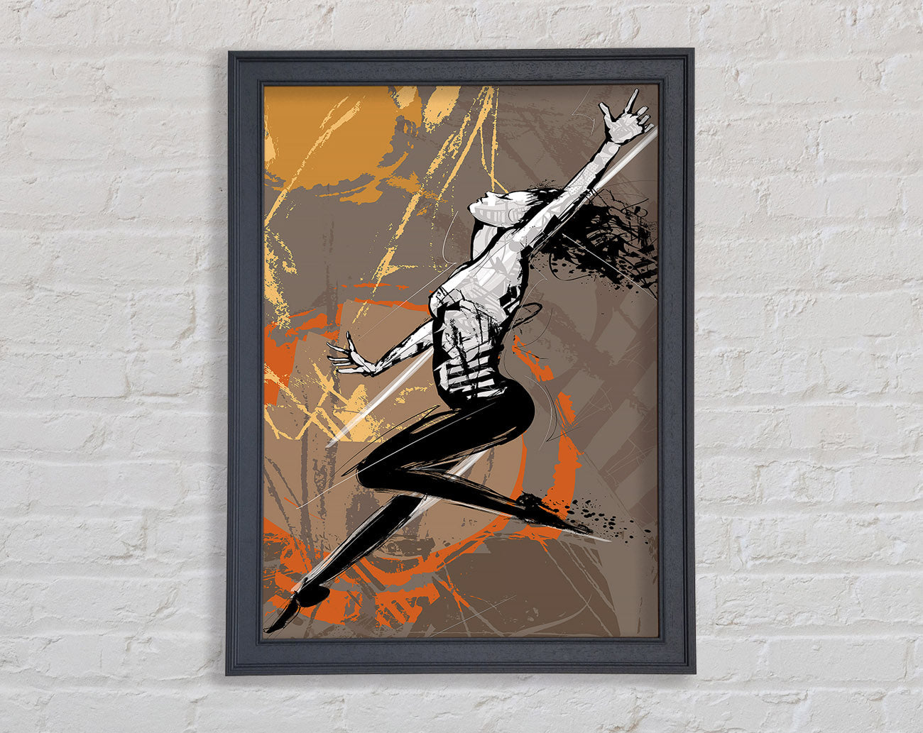 Contemporary Movement 2 Framed Print