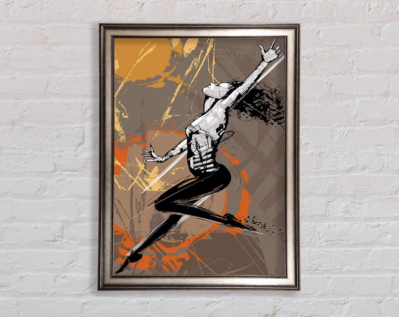 Contemporary Movement 2 Framed Print