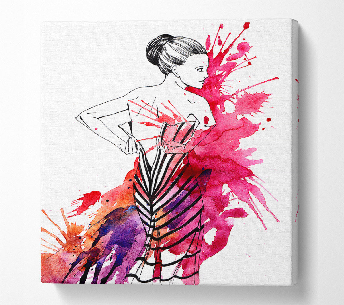 Getting Ready For The Party Canvas Print