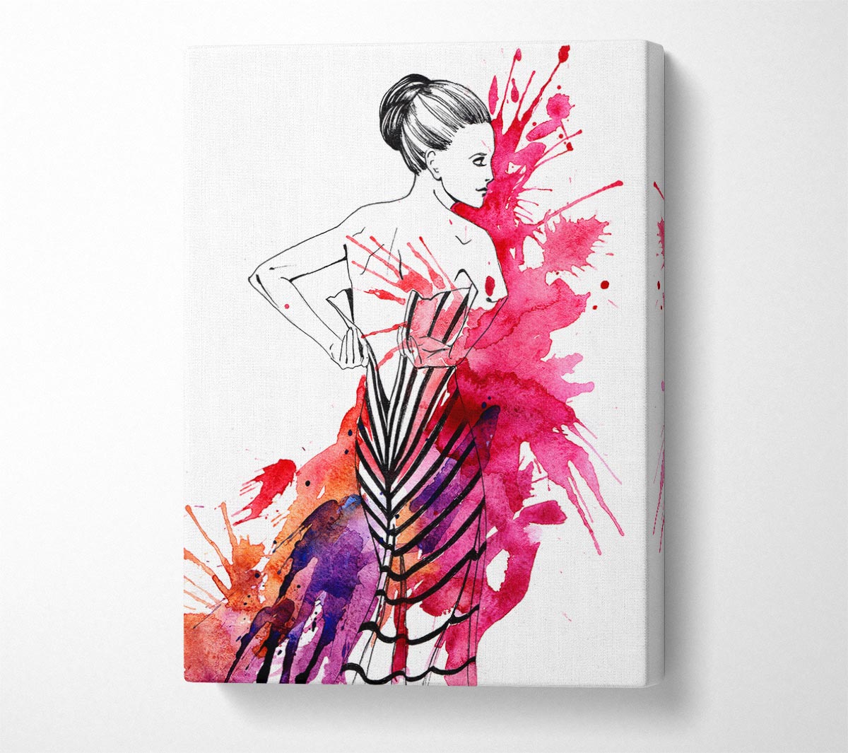 Getting Ready For The Party Canvas Print