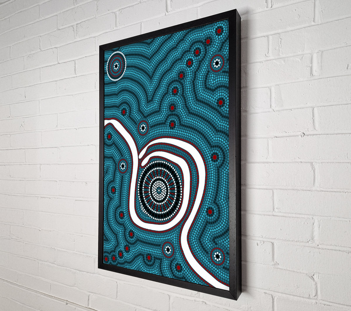 Aboriginal Pattern 1 Canvas Art