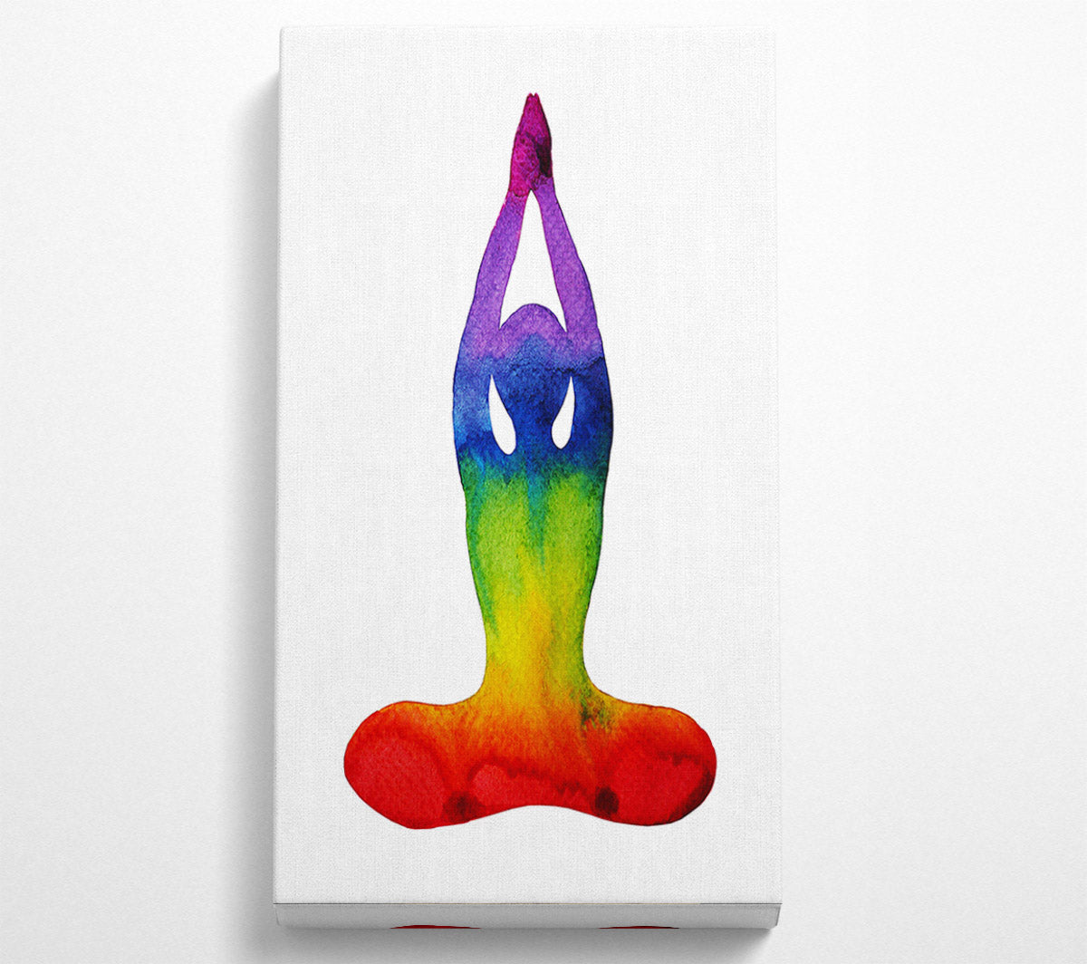 Chakra Colours 1 Canvas Print