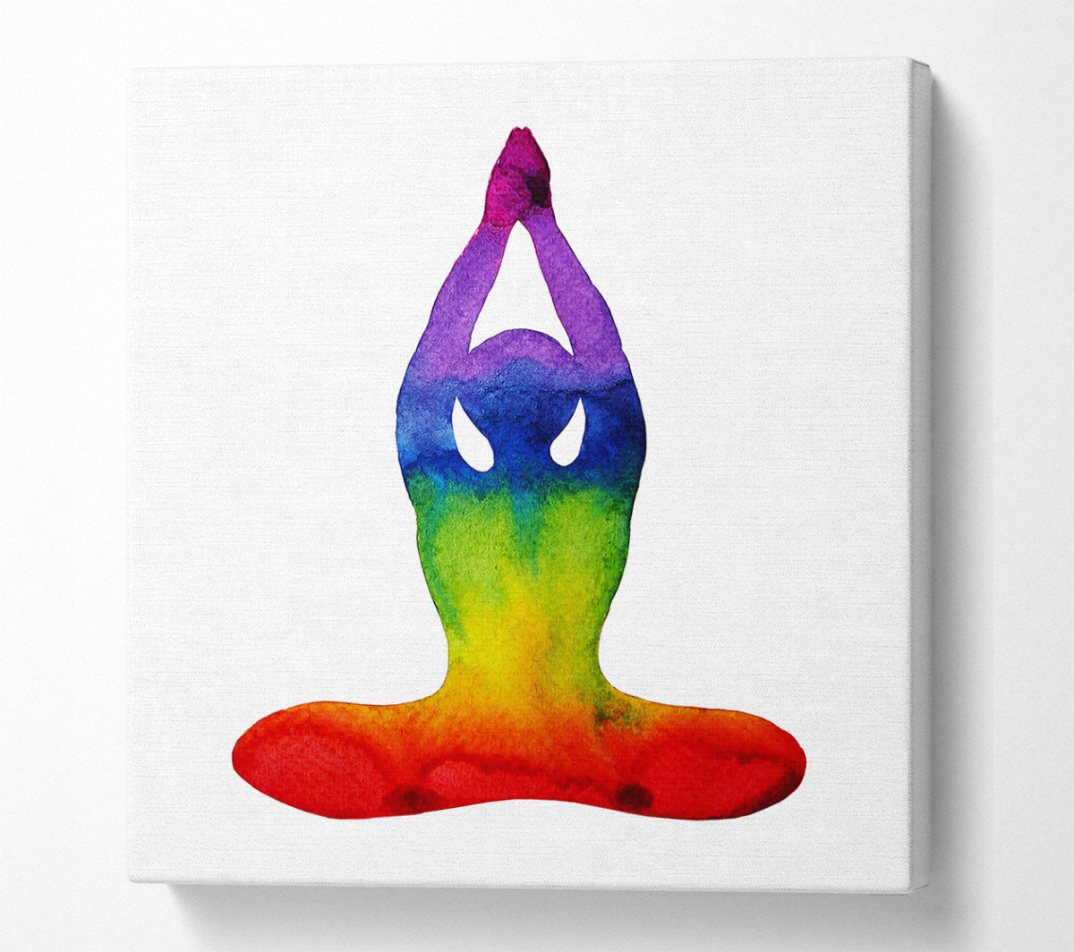 Chakra Colours 1 Canvas Print