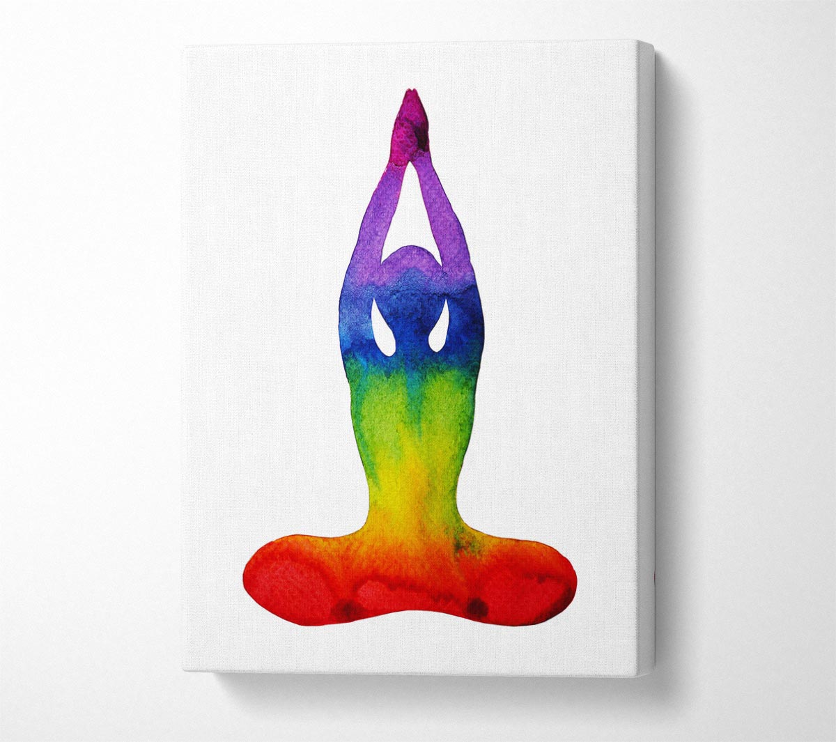 Chakra Colours 1 Canvas Print