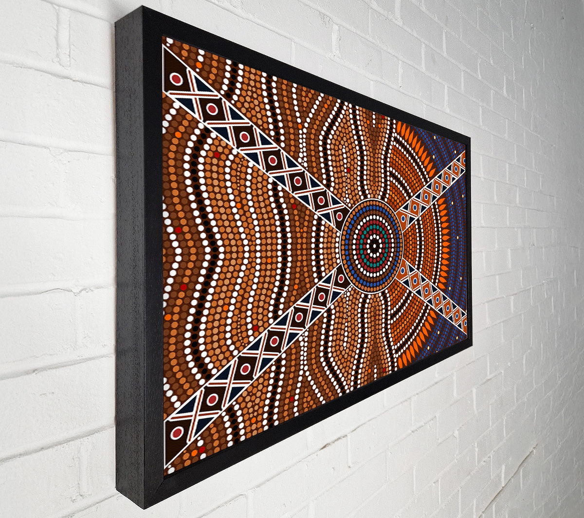 Aboriginal Pattern 2 Canvas Wall Art