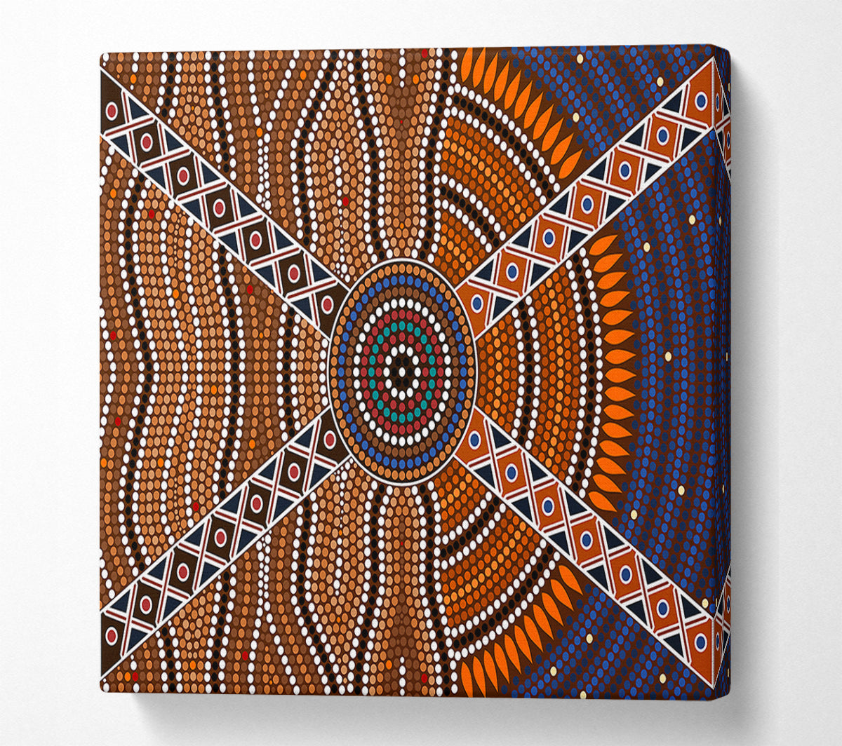 Aboriginal Pattern 2 Canvas Wall Art